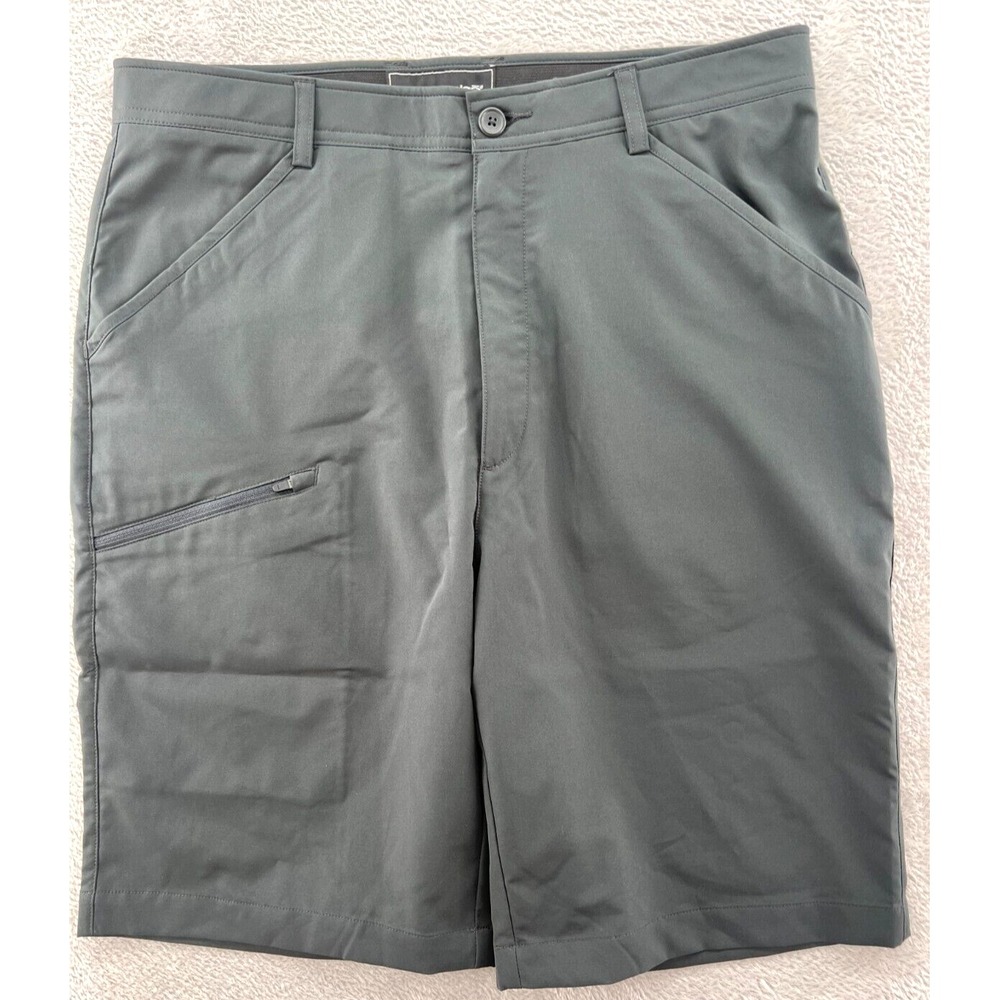 OOBE Shorts Men's Sz 32 Black Performance Uniform Stretch Chinos